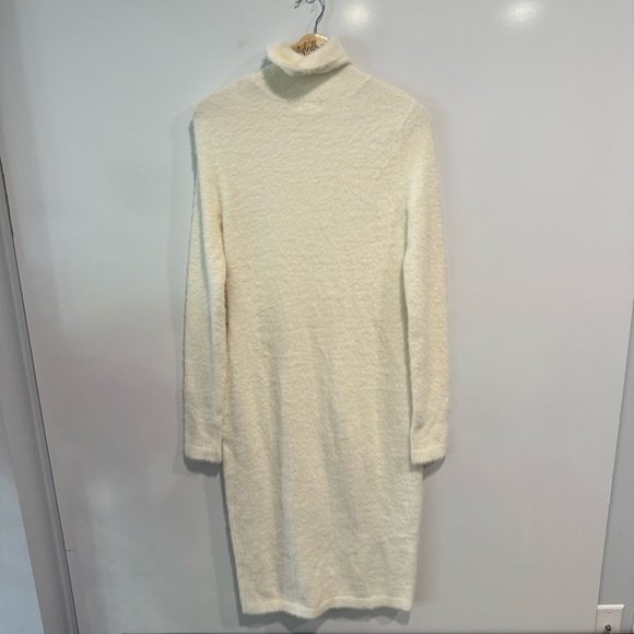 Revolve LPA Surrey Turtleneck Sweater Dress in Ivory - Picture 11 of 11